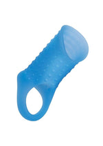 Load image into Gallery viewer, Basic Essentials Liquid Silicone Pleasure Enhancer - Blue

