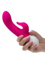 Load image into Gallery viewer, Basic Essentials Rechargeable Dual Pleaser Rechargeable Silicone Vibrator
