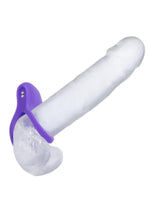 Load image into Gallery viewer, Basic Essentials Rechargeable Dual Support Silicone Cock Ring
