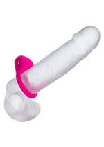 Load image into Gallery viewer, Basic Essentials Rechargeable Ridge Rider Silicone Cock Ring
