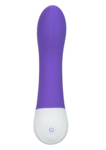 Load image into Gallery viewer, Basic Essentials Rechargeable Silicone G Vibrator - Purple