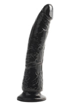 Load image into Gallery viewer, Basix Dong Slim 7 with Suction Cup - Black - 7in
