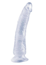 Load image into Gallery viewer, Basix Dong Slim 7 with Suction Cup - Clear - 7in