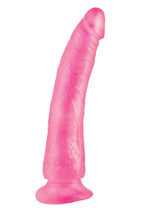 Load image into Gallery viewer, Basix Dong Slim 7 with Suction Cup - Pink - 7in