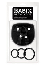 Load image into Gallery viewer, Basix Rubber Works Universal Harness - Black - Plus Size