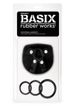 Load image into Gallery viewer, Basix Rubber Works Universal Harness Regular Size - Black