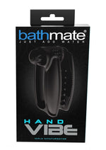Load image into Gallery viewer, Bathmate Hand Vibe Silicone Rechargeable Stroker - Black
