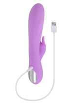 Load image into Gallery viewer, Bead The Way Rechargeable Silicone Rabbit Vibrator
