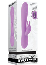 Load image into Gallery viewer, Bead The Way Rechargeable Silicone Rabbit Vibrator - Pink
