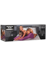 Load image into Gallery viewer, Bedroom Bliss Contoured Love Cushion - Purple
