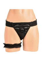 Load image into Gallery viewer, Bedroom Bliss Jolie Strap-On Panty Harness and Garter