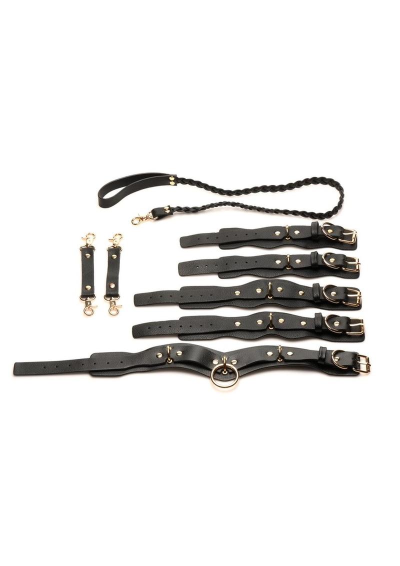 Bedroom Bliss Lover's Restraints - Black - Set