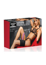 Load image into Gallery viewer, Bedroom Bliss Lover's Thigh Harness - Black