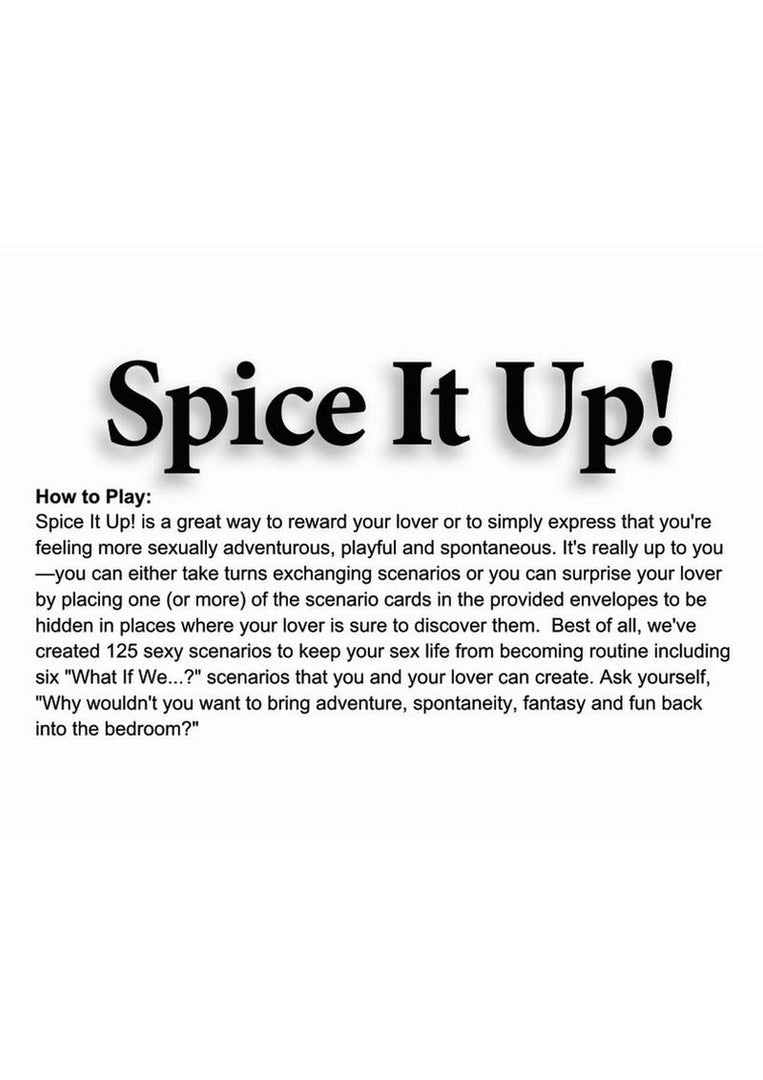 Behind Closed Doors Spice It Up Card Game For Couples