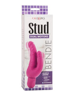 Load image into Gallery viewer, Bendie Stud Over and Under Vibrator - Pink