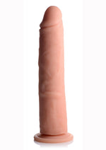 Load image into Gallery viewer, Big Shot Silicone Vibrating and Twirling Remote Control Rechargeable Dildo - Vanilla - 9in