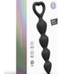 Bing Bang Silicone Anal Beads - Black/Black Onyx - Large