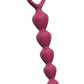 Bing Bang Silicone Anal Beads - Plum Star/Purple - Medium