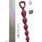 Bing Bang Silicone Anal Beads - Plum Star/Purple - Medium