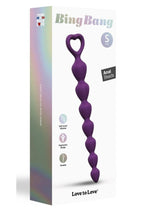 Load image into Gallery viewer, Bing Bang Silicone Anal Beads - Purple/Purple Rain - Small
