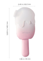 Load image into Gallery viewer, Bite Me Sucking Tapping and Vibrating Silicone Rechargeable Cream Pop Stimulator