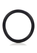 Load image into Gallery viewer, Black Rubber Cock Ring - Black - Large
