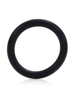 Load image into Gallery viewer, Black Rubber Cock Ring - Black - Medium
