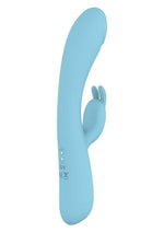 Load image into Gallery viewer, Blaze Heat Up Bunny Rechargeable Silicone Vibrator - Blue
