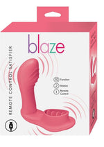 Load image into Gallery viewer, Blaze Remote Control Satisfier Rechargeable Silicone Mini Vibrator - Coral