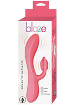 Load image into Gallery viewer, Blaze Romantic Rechargeable Silicone Vibrator - Red
