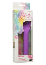 Load image into Gallery viewer, Bliss Liquid Silicone Flutter Rechargeable Clitoral Stimulator - Purple