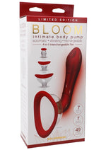 Load image into Gallery viewer, Bloom Intimate Body Pump Vibrating Rechargeable Interchangeable Set Limited Edition - Red - 4 Piece
