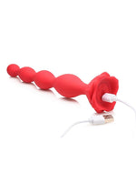 Load image into Gallery viewer, Bloomgasm Beaded Bloom 9x Rechargeable Silicone Beaded Rose Anal Vibrator
