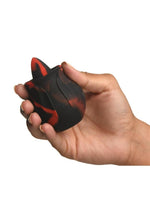Load image into Gallery viewer, Bloomgasm Black Kiss Rimming Rose Rechargeable Silicone Clitoral Vibrator