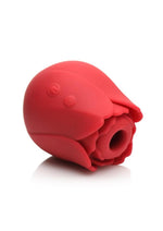 Load image into Gallery viewer, Bloomgasm Cyber Rose Sucking and Vibrating Digital Rechargeable Silicone Clitoral Stimulator - Red
