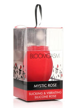 Load image into Gallery viewer, Bloomgasm Mystic Rose Rechargeable Silicone Sucking and Vibrating Clitoral Stimulator - Red