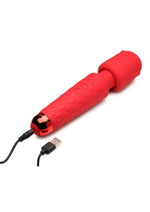 Load image into Gallery viewer, Bloomgasm Pleasure Rose 10x Rechargeable Silicone Wand with Rose Attachment