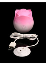 Load image into Gallery viewer, Bloomgasm Pulsing Petals Throbbing Silicone Rechargeable Rose Stimulator
