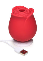 Load image into Gallery viewer, Bloomgasm The Perfect Rose Rechargeable Silicone Clitoral Stimulator