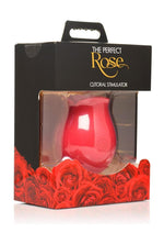 Load image into Gallery viewer, Bloomgasm The Perfect Rose Rechargeable Silicone Clitoral Stimulator - Red