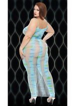Load image into Gallery viewer, Blue Horizon Maxi Dress - Blue/Green - Queen