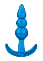 Load image into Gallery viewer, Blue Line Beginners Beaded Plug - Blue - 3.75in
