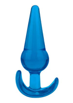 Load image into Gallery viewer, Blue Line Medium Tapered Butt Plug - Blue - Medium - 5in
