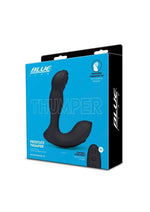 Load image into Gallery viewer, Blue Line Thumper Silicone Rechargeable Prostate Flicking Remote Controlled Stimulator - Black
