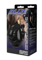 Load image into Gallery viewer, Blueline Full Restraint Silicone Cock and Balls Chastity Device 100% Coverage - Black
