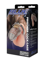 Load image into Gallery viewer, Blueline Prisoner Cock Cage - Iron - Metal
