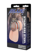Load image into Gallery viewer, Blueline Stainless Steel Inverted Micro Jail Time Chastity Cage - Silver
