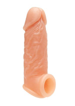 Load image into Gallery viewer, Blueline Super Real Penis Silicone Extension Sleeve with Ball Constriction Loop
