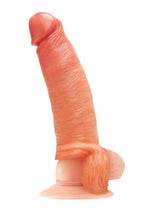 Load image into Gallery viewer, Blueline Super Real Penis Silicone Extension Sleeve with Ball Constriction Loop - Vanilla - 6.5in
