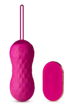 Load image into Gallery viewer, Lush Carina Rechargeable Silicone Vibrating Egg - Velvet - Fuchsia/Purple
